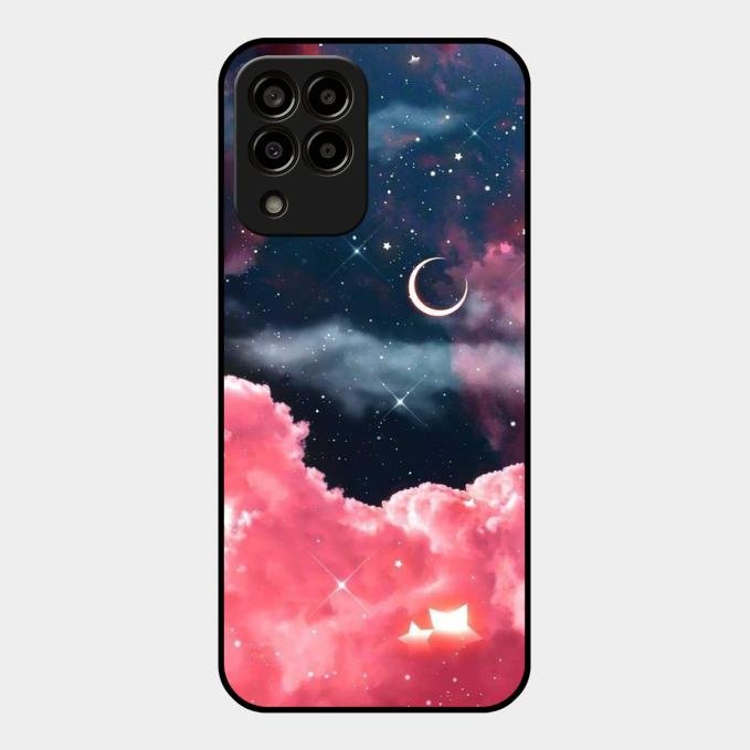 Aesthetic Cloud Glass Case Cover For Samsung Galaxy M33 5G