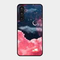 Aesthetic Cloud Glass Case Cover For Samsung Galaxy M35 5G
