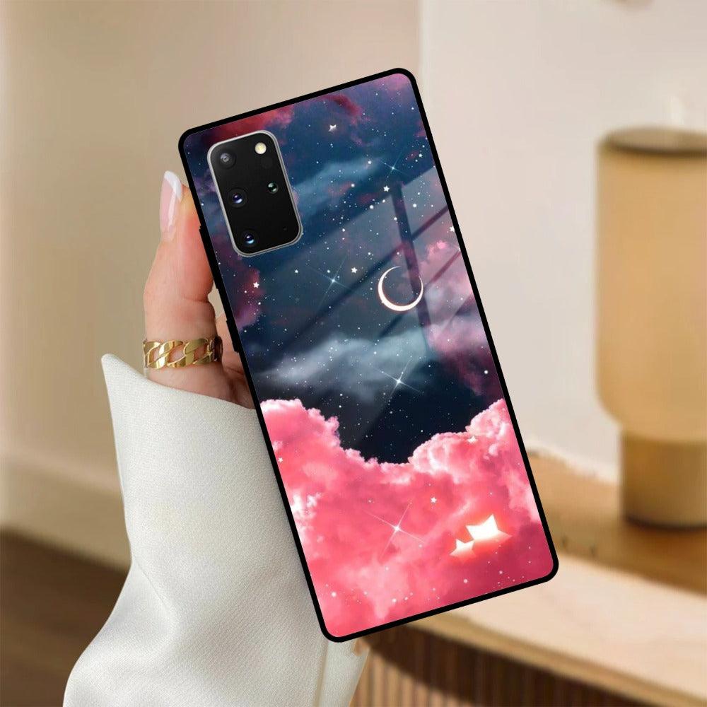 Aesthetic Cloud Glass Case Cover For Samsung