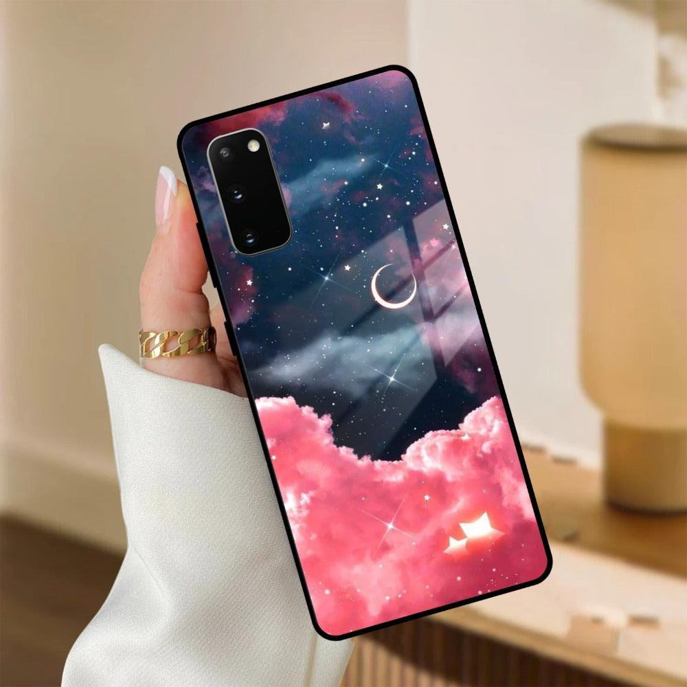 Aesthetic Cloud Glass Case Cover For Samsung