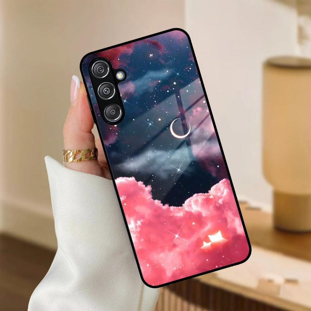 Aesthetic Cloud Glass Case Cover For Samsung