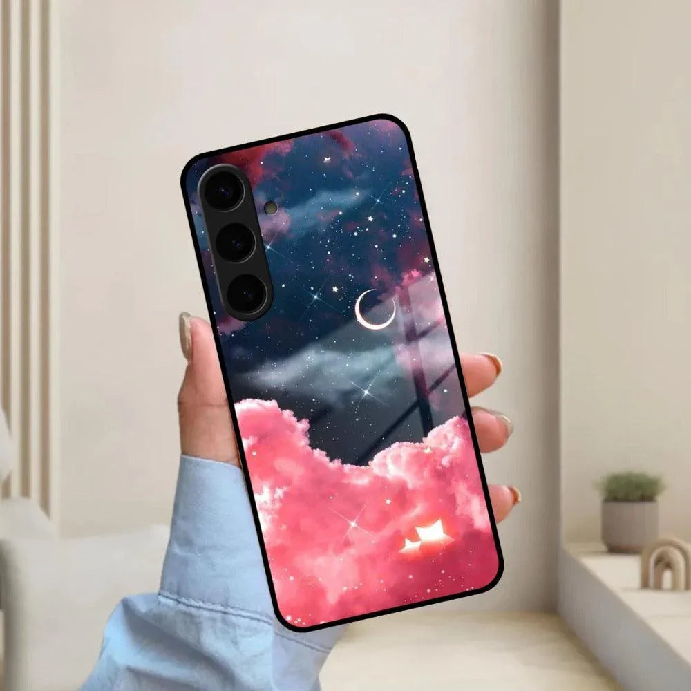 Aesthetic Cloud Glass Case Cover For Samsung - ShopOnCliQ
