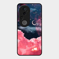 Aesthetic Cloud Glass Case Cover For Vivo T4 Ultra 5G