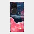 Aesthetic Cloud Glass Case Cover For Vivo V30 Pro 5G
