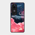Aesthetic Cloud Glass Case Cover For Vivo V40 Pro 5G