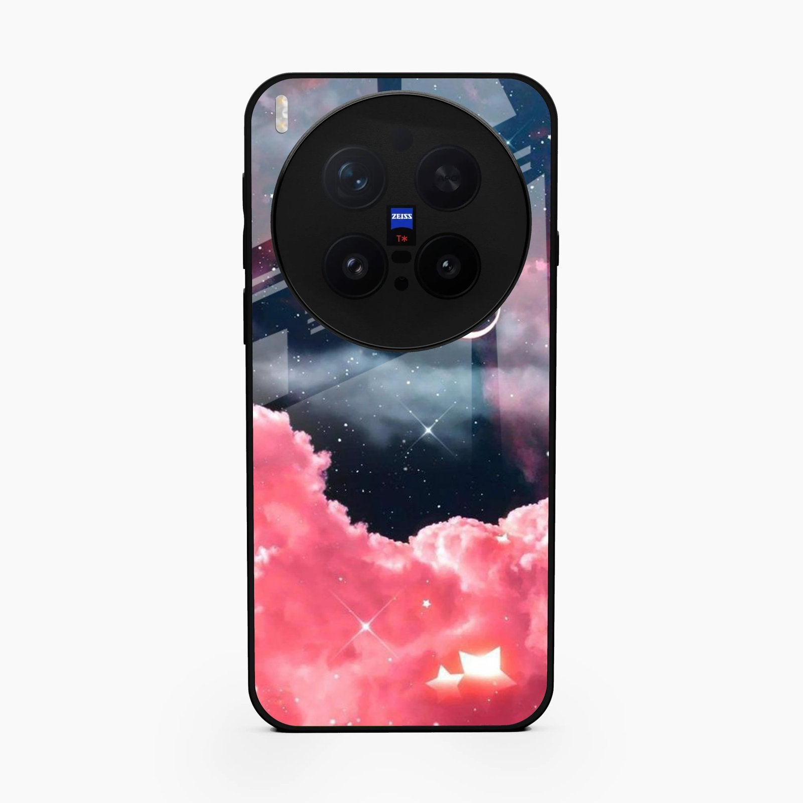 Aesthetic Cloud Glass Case Cover For Vivo X300 Pro 5G