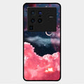 Aesthetic Cloud Glass Case Cover For Vivo X80 Pro 5G