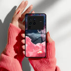 Aesthetic Cloud Glass Case Cover For iQOO - ShopOnCliQ