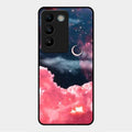 Aesthetic Cloud Glass Case Cover For Vivo Y200E 5G