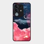 Aesthetic Cloud Glass Case Cover For Vivo Y31 Pro 5G