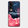 Aesthetic Cloud Glass Case Cover For Vivo Y400 5G