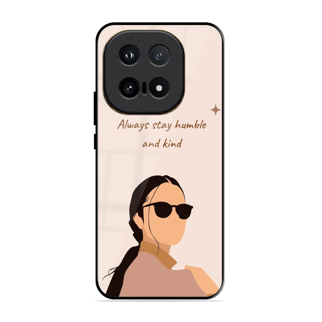 Always Stay Humble And Kind Glass Phone Cover for iQOO 15 5G