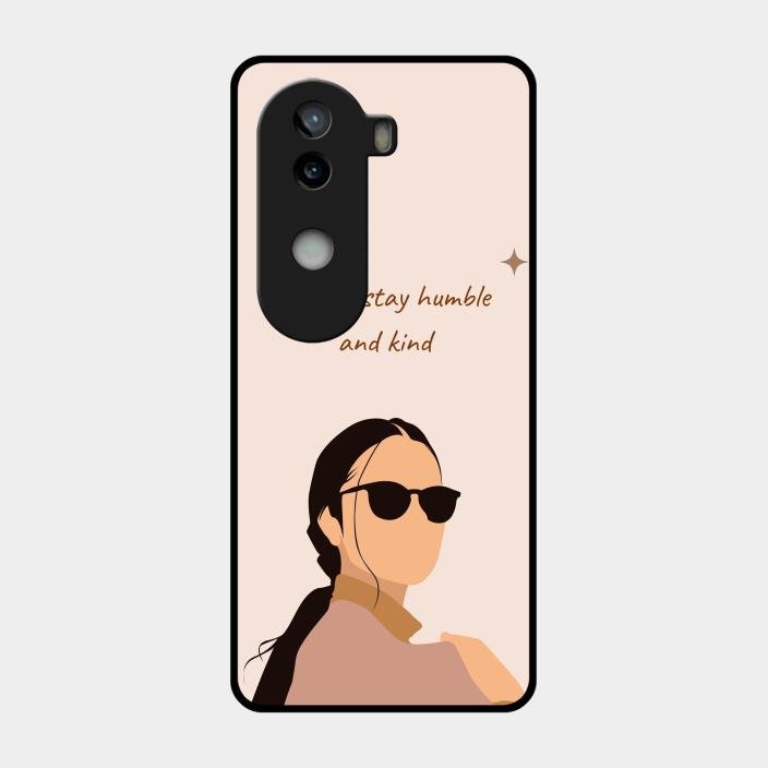 Always Stay Humble And Kind Glass Phone Cover for Iqoo Z9S 5G