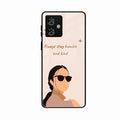 Always Stay Humble And Kind Glass Phone Cover for Motorola G54 5G
