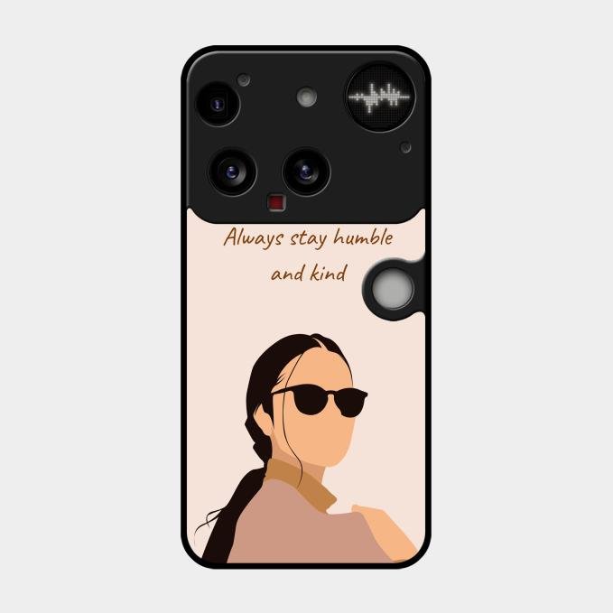Always Stay Humble And Kind Glass Phone Cover for Nothing Phone 3 5G