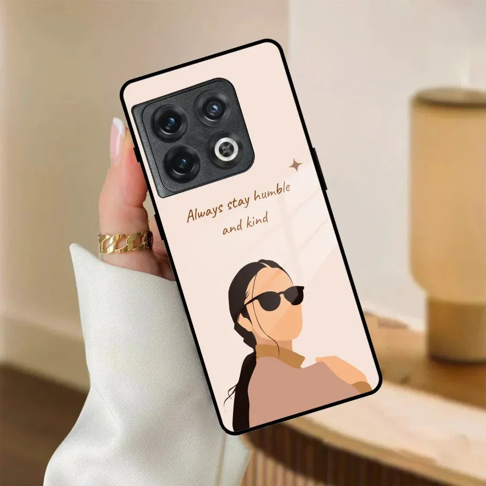Always Stay Humble And Kind Glass Phone Cover for OnePlus - ShopOnCliQ