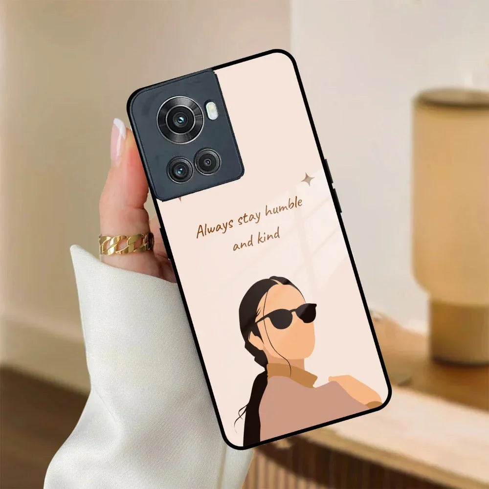 Always Stay Humble And Kind Glass Phone Cover for OnePlus - ShopOnCliQ