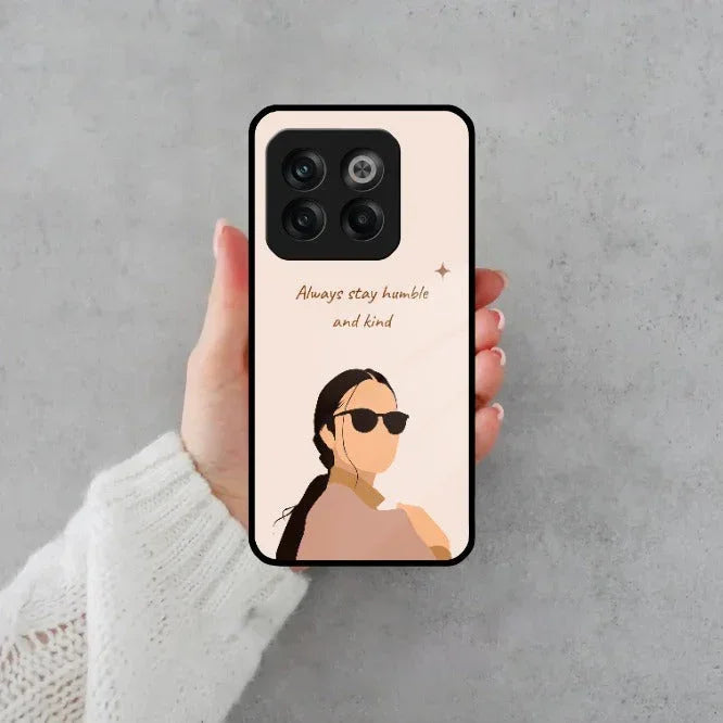 Always Stay Humble And Kind Glass Phone Cover for OnePlus - ShopOnCliQ