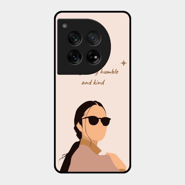 Always Stay Humble And Kind Glass Phone Cover for Oneplus 12 5G