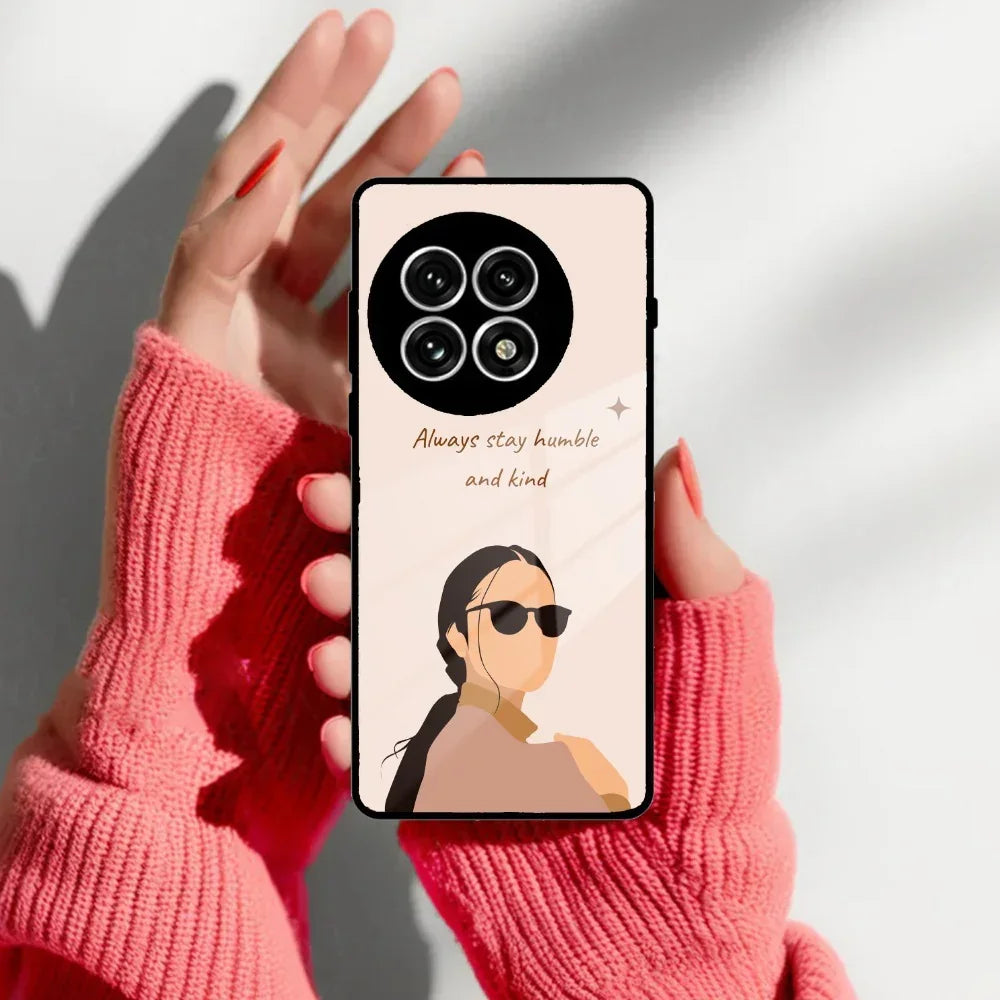 Always Stay Humble And Kind Glass Phone Cover for OnePlus - ShopOnCliQ