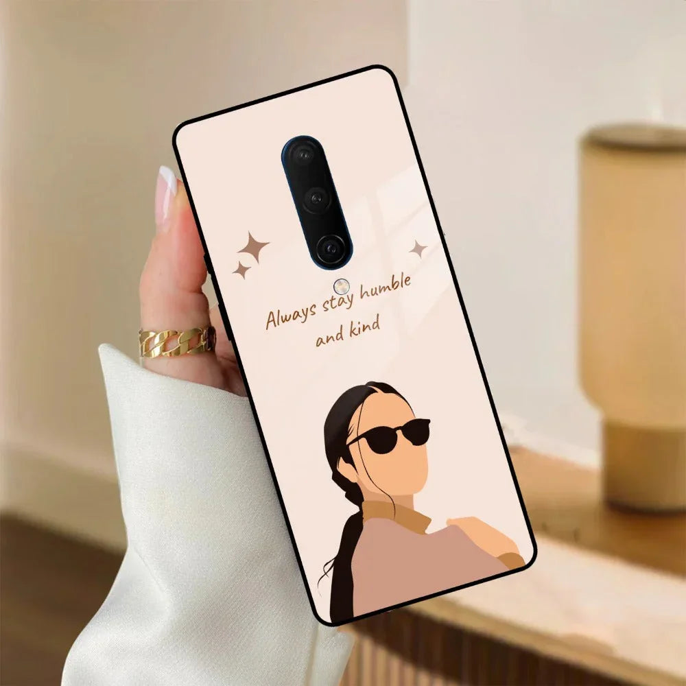Always Stay Humble And Kind Glass Phone Cover for OnePlus - ShopOnCliQ