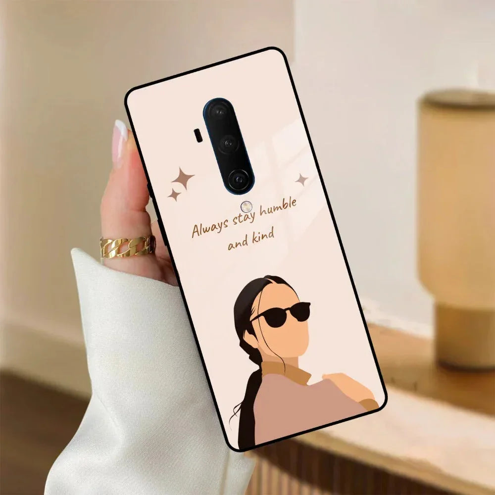 Always Stay Humble And Kind Glass Phone Cover for OnePlus - ShopOnCliQ