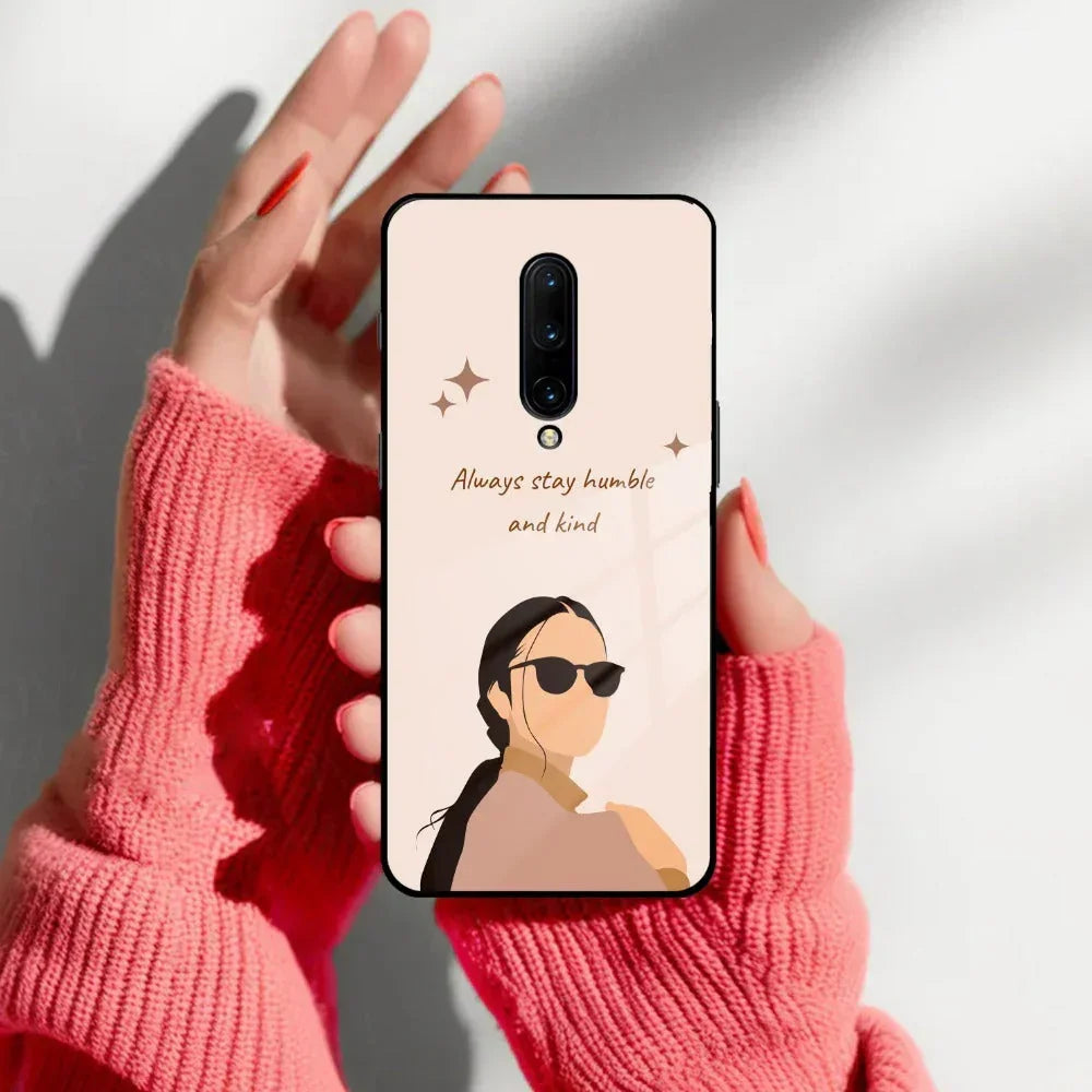 Always Stay Humble And Kind Glass Phone Cover for OnePlus - ShopOnCliQ