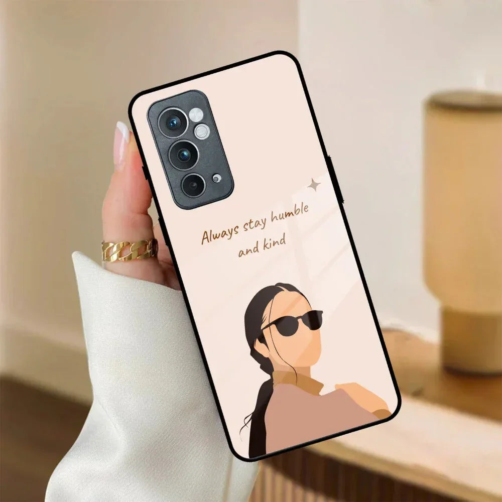 Always Stay Humble And Kind Glass Phone Cover for OnePlus - ShopOnCliQ