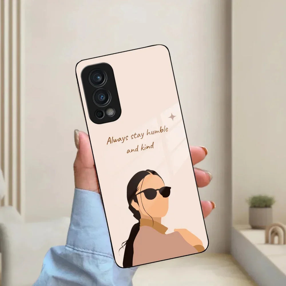 Always Stay Humble And Kind Glass Phone Cover for OnePlus - ShopOnCliQ