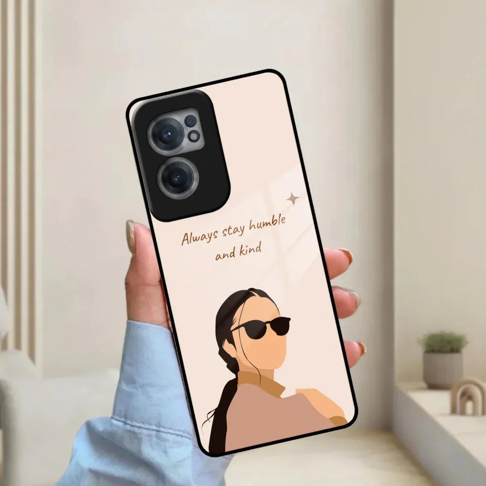 Always Stay Humble And Kind Glass Phone Cover for OnePlus - ShopOnCliQ