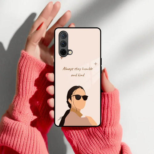 Always Stay Humble And Kind Glass Phone Cover for OnePlus - ShopOnCliQ