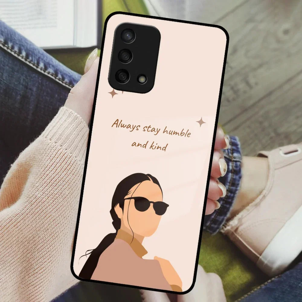 Always Stay Humble And Kind Glass Phone Cover for Oppo - ShopOnCliQ