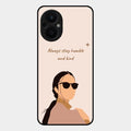 Always Stay Humble And Kind Glass Phone Cover for Oppo F21 Pro 5G