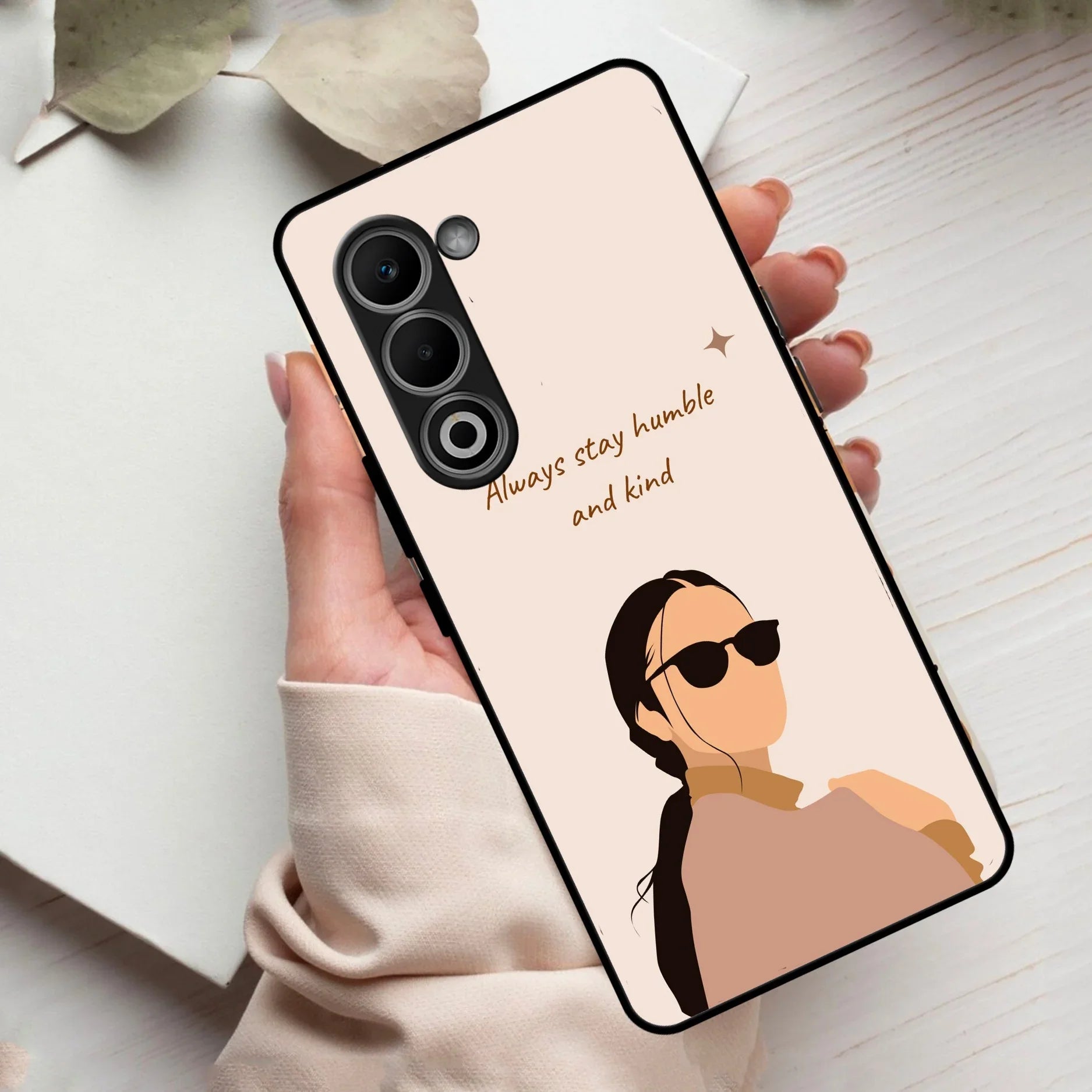 Always Stay Humble And Kind Glass Phone Cover for Oppo - ShopOnCliQ