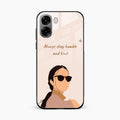 Always Stay Humble And Kind Glass Phone Cover for Oppo K14x 5G