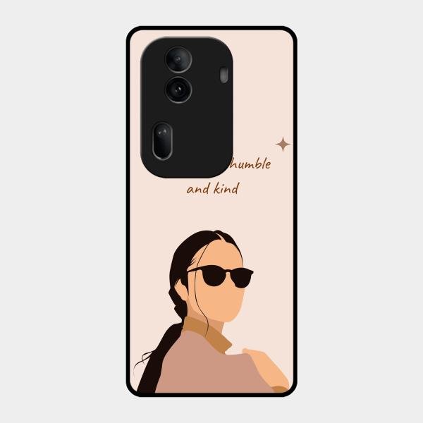 Always Stay Humble And Kind Glass Phone Cover for Oppo Reno 11 Pro 5G