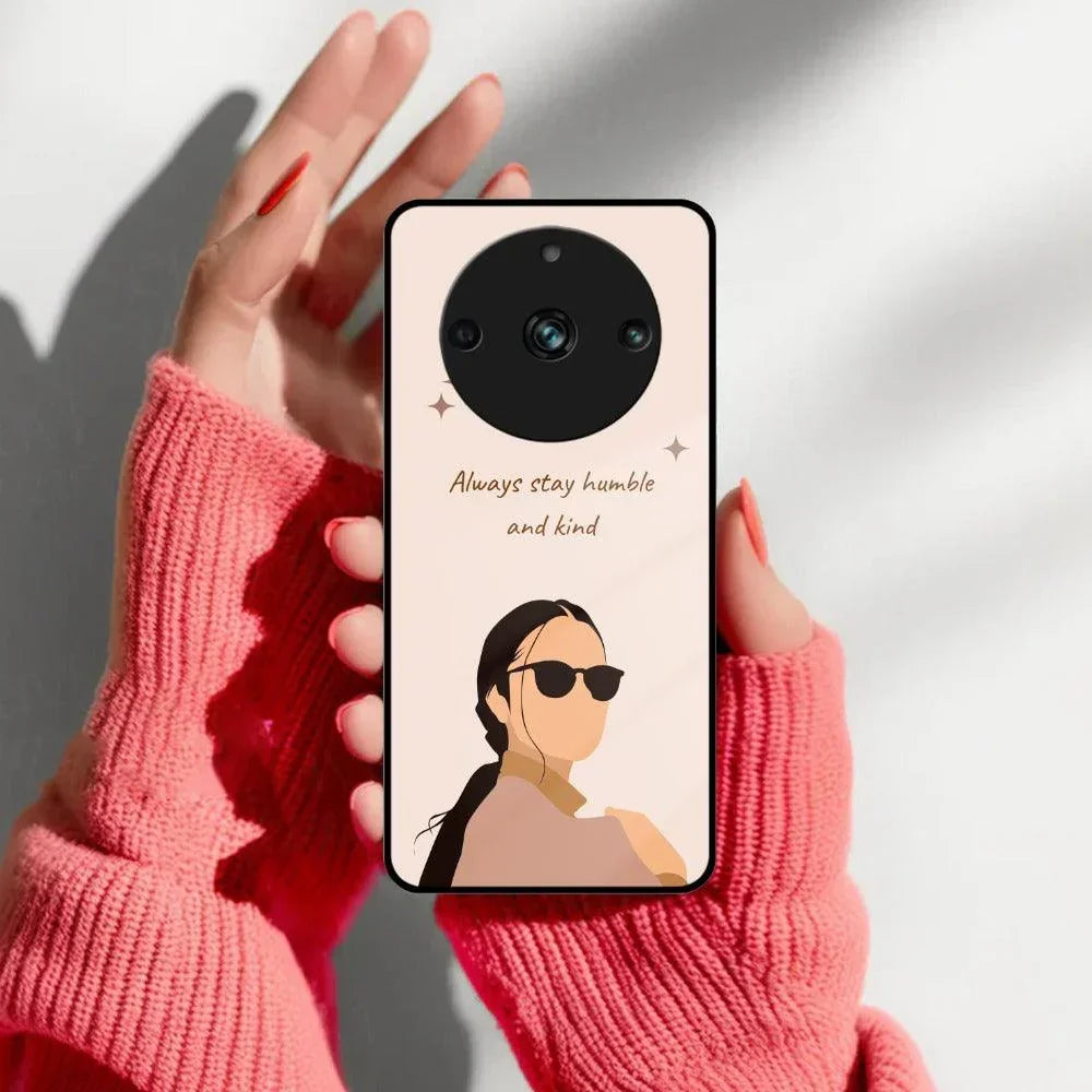 Always Stay Humble And Kind Glass Phone Cover For Realme/Narzo - ShopOnCliQ