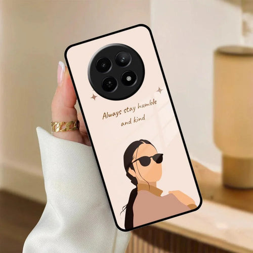 Always Stay Humble And Kind Glass Phone Cover For Realme/Narzo - ShopOnCliQ
