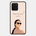Always Stay Humble And Kind Glass Phone Cover for Realme 9I 5G