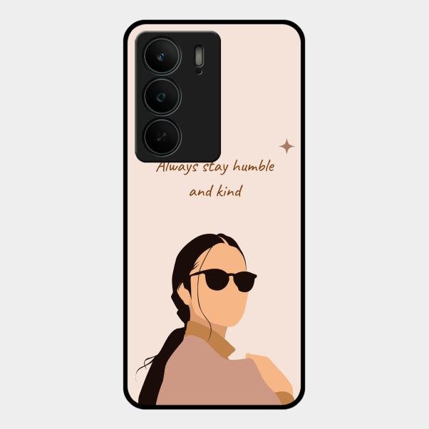 Always Stay Humble And Kind Glass Phone Cover for Realme C75 5G