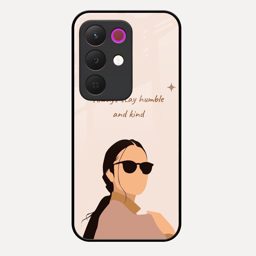 Always Stay Humble And Kind Glass Phone Cover for Realme C85 5G