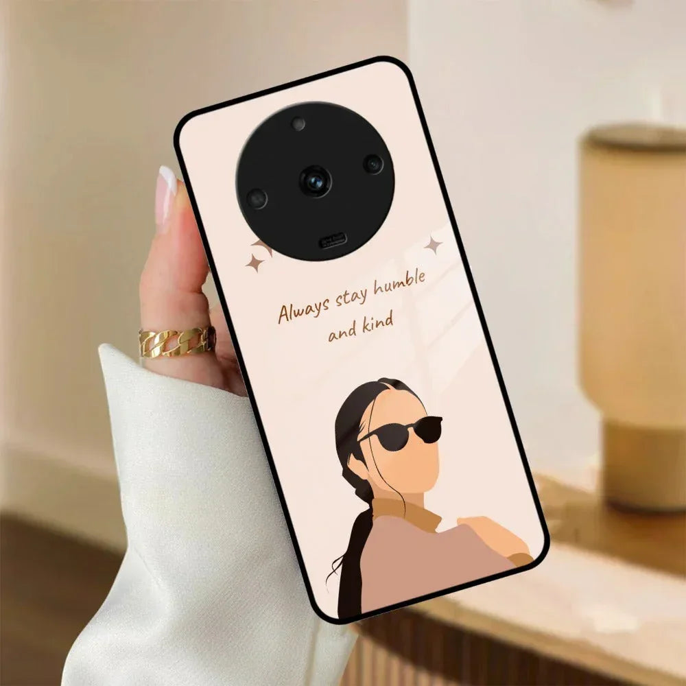 Always Stay Humble And Kind Glass Phone Cover For Realme/Narzo - ShopOnCliQ