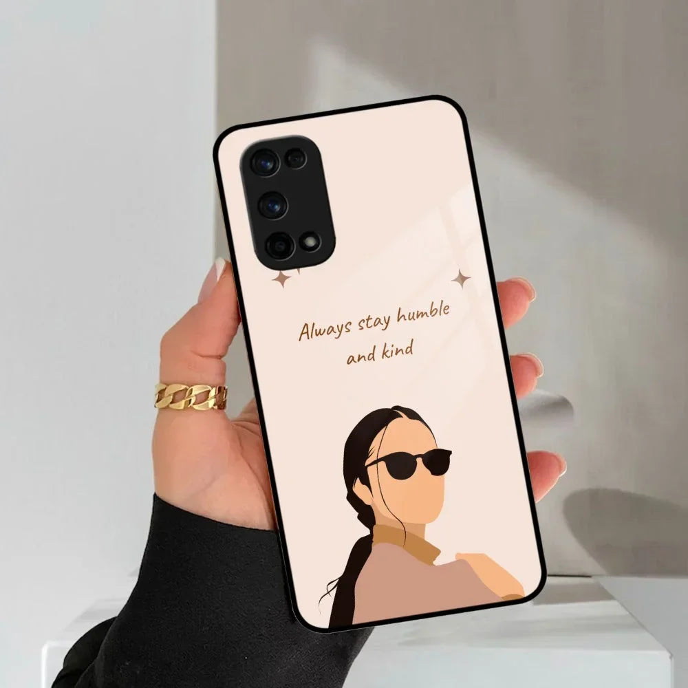 Always Stay Humble And Kind Glass Phone Cover For Realme/Narzo - ShopOnCliQ