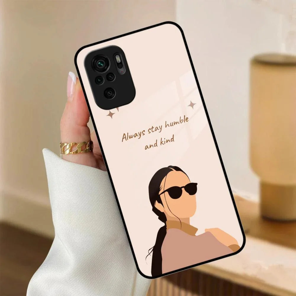 Always Stay Humble And Kind Glass Phone Cover for Redmi/Xiaomi - ShopOnCliQ