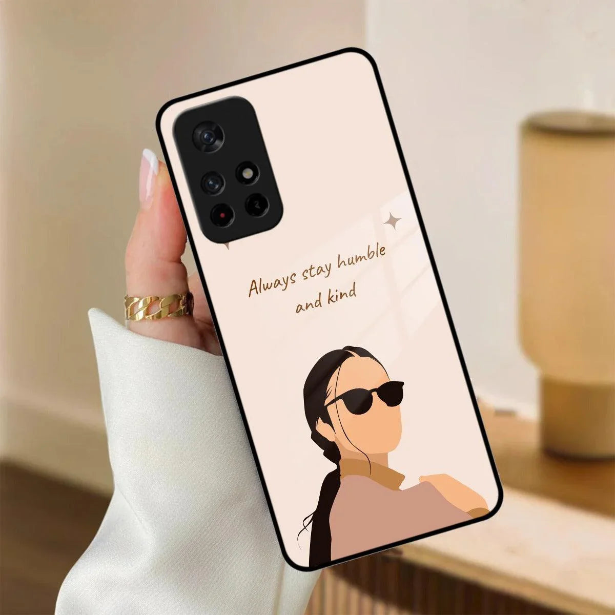 Always Stay Humble And Kind Glass Phone Cover for Redmi/Xiaomi - ShopOnCliQ