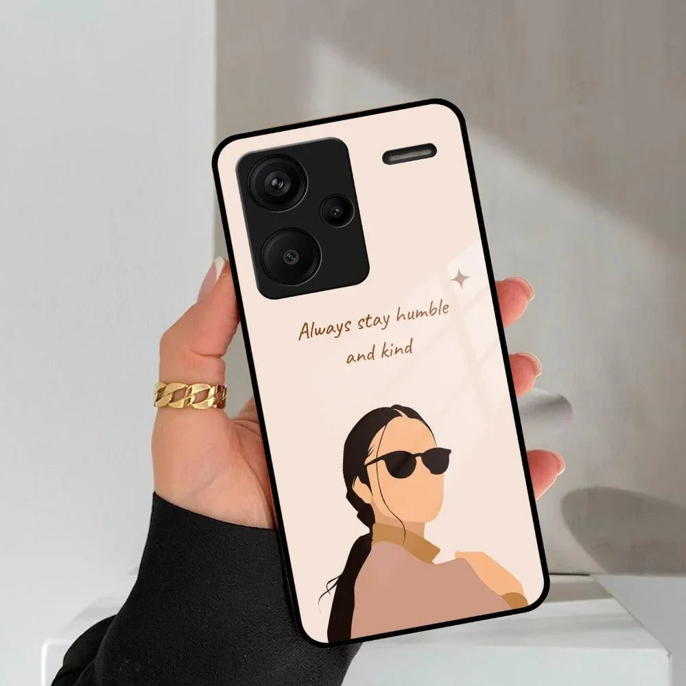 Always Stay Humble And Kind Glass Phone Cover for Redmi/Xiaomi - ShopOnCliQ
