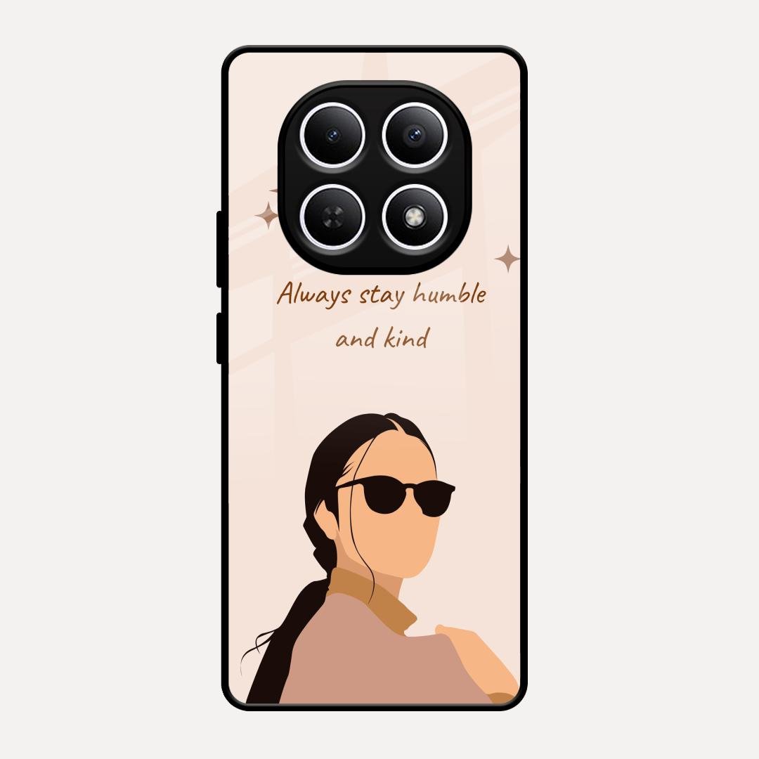 Always Stay Humble And Kind Glass Phone Cover for Redmi Note 15 5G