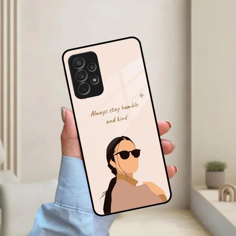 Always Stay Humble And Kind Glass Phone Cover for Samsung - ShopOnCliQ