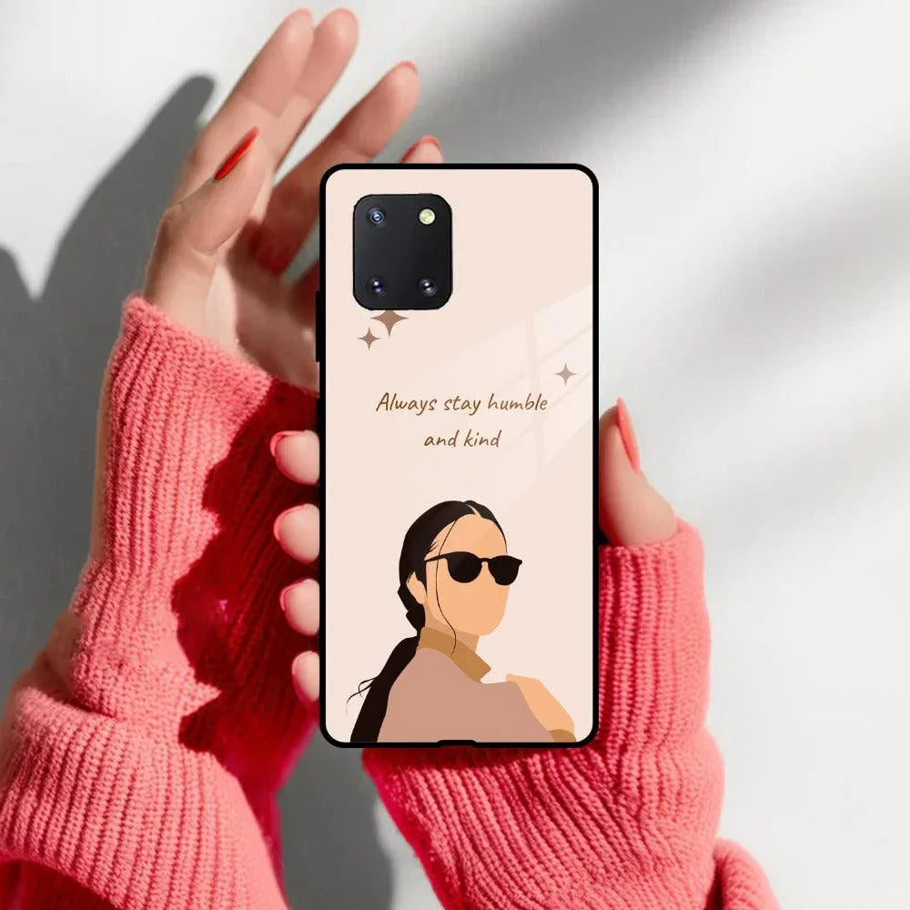 Always Stay Humble And Kind Glass Phone Cover for Samsung - ShopOnCliQ