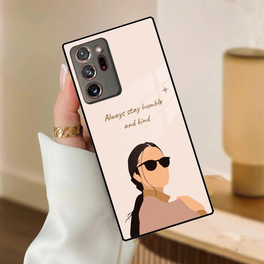 Always Stay Humble And Kind Glass Phone Cover for Samsung - ShopOnCliQ